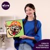купить Набор для творчества Okto 20029 Pictură pe numere 3D cu plastilină ușoară 29x29сm, Mops в Кишинёве 
