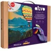 cumpără Set de creație Okto 30009 3D Pictură pe numere cu plastilină ușoară 30×40сm, Zbor cu balonul cu aer cald în Chișinău 