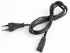 купить Gembird PC-184-VDE power cord with VDE approval, 1.8m, EU 2 pin input plug (cablu alimentare/кабель питания) в Кишинёве 