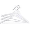 купить Вешалка для одежды Ordinett 43563 Набор вешалок деревянных 3шт 45cm белые в Кишинёве 