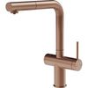 купить Смеситель кухонный Gessi 60572-708 Inedito Copper Brushed PVD в Кишинёве 