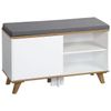 cumpără Raft pentru încălțăminte Kesper 15942 Dulap pantofi alb PAL 77x30x48cm în Chișinău 