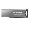 128GB USB3.1 Flash Drive ADATA "UV350", Silver, Metal Case, Slim Capless, Keychain (R/W:60/30MB/s) 