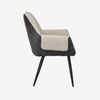 купить Комплект стол и стулья Evelin di Costacurta стол DT-533R B + 4 стула QT-227B UF885-13 (Light grey)/UF885-15 (Dark grey) в Кишинёве 