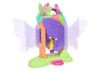 cumpără Jucărie Spin Master 6075629 Gabby's Dollhouse: Костюмерная Феи în Chișinău 
