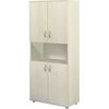 cumpără Dulap de birou Tisam Шкаф книжный полузакрытый 4-дверный 802х403х1816мм (0633) în Chișinău 