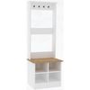 cumpără Mobilă pentru antreu Trendy Mare, SafirAlb, 64x175x43cm (GTR005939) în Chișinău 