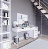 cumpără Masă de birou Trendy Duru Set 1600-49, 120x77,4x55cm în Chișinău 