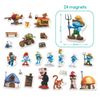 купить Головоломка Dodo 200627 Joc magnetic de dezvoltare Smurfii (24el) в Кишинёве 