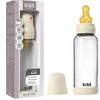 купить Поильник BIBS 5020216 Biberon din sticla anticolici Ivory cu tetina din latex 3+ luni, 240ml в Кишинёве 