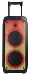 купить Колонка портативная Bluetooth Eden Party Speaker ED-1016 with 2 Wireless Microphones 100W, Black в Кишинёве 