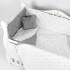 купить Детское постельное белье PernaMea Set lenjerie 8 piese Coronita Gri (PM.102145/2) в Кишинёве 