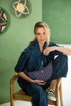 купить Сумка плечевая Pip Studio 51.273.426 Freya Half Moon Cross Body Bag Stripe Blue 34x10x16cm в Кишинёве 