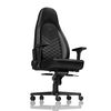 Gaming Chair Noble Icon NBL-ICN-PU-BPW Black/White, User max load up to 150kg / height 165-190cm 