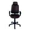 Офисное кресло Regbi коричневое (подголовник, neapoli 32)