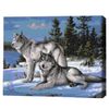 купить Картина по номерам BrushMe BS51412FC 40х50cm (fără cutie) Lupii apărători в Кишинёве 