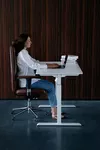 купить Офисный стол Kulik System E-Table Un White в Кишинёве 