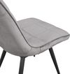 cumpără Scaun Deco Airis Catifea Grey + Black Legs HLR21 în Chișinău 