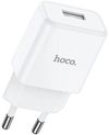 купить Зарядное устройство сетевое Hoco HCOWCLCN9ESWH USB to Lightning N9 2.1A Especial, White в Кишинёве 