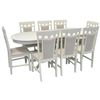 купить Комплект стол и стулья Evelin di Costacurta стол HV-31N Creamy + 8 стульев Deepa R Creamy Light в Кишинёве 
