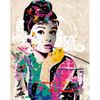cumpără Tablou pe numere Richi (03451) Audrey Hepburn in stil pop art 40x50 în Chișinău 