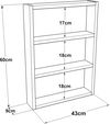 купить Полка декоративная Trendy PR1-A 43x60x9cm (GTR005431) в Кишинёве 