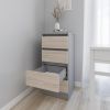 купить Комод Smartex (16015) Т1 50cm Grafit+Stejar Deschis в Кишинёве 