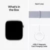 cumpără Ceas inteligent Apple Watch Series 10 GPS 46mm Silver Aluminium Case with Blue Cloud Sport Loop MWWN3 în Chișinău 