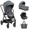 купить Детская коляска Kikka Boo 31001010264 Carucior 3in1 Mia Grey в Кишинёве 