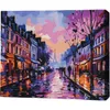 cumpără Tablou pe numere BrushMe MG0002FC 40х50cm (fără cutie) Luminile Parisului de seară în Chișinău 