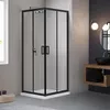 cumpără Cabină de duș Seranit Vision Killa 900x900x1850 6 мм Easy clean черный în Chișinău 