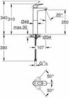 купить Смеситель для умывальника Grohe Bauloop OHM lavoar XL23764000 в Кишинёве 