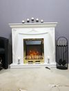 купить Камин электрический ArtFlame Napoli & Galileo Gold, 1035x1100x300 mm, Alb в Кишинёве 