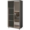 cumpără Dulap my-STYLE C10H1T02AM02-U21, 100x210, антрацит în Chișinău 