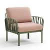 купить Кресло с подушками для сада и терас Nardi KOMODO POLTRONA AGAVE-rosa quarzo 40371.16.066 в Кишинёве 
