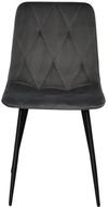 купить Комплект стол и стулья Evelin di Costacurta cтол DT-404-3B + 3 стула YTC-080B Bluvel-14 (Dark grey) в Кишинёве 