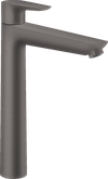 Talis E Смеситель для раковины 240, однорычажный, со сливным гарнитуром, шлиф. черный хром
