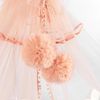 купить Кроватка PernaMea Baldachin Premium Pompom Pudra (PM.101301/2) в Кишинёве 