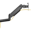 Table/desk 3-display mounting arm Gembird (rotate,tilt,swivel),17”-27”,up to 7 kg,VESA:75x75,100x100 