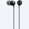 Earphones  SONY  MDR-EX15LP, 3pin 3.5mm jack L-shaped, Cable: 1.2m, Black 