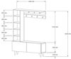 cumpără Mobilă pentru antreu Trendy Hale, Nuc, 120x162x32cm (GTR005921) în Chișinău 