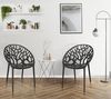купить Стул Jumi CM-102064 Scaun terasa ALBERO din plastic, Negru в Кишинёве 