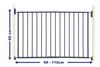 купить Детская безопасность Dreambaby G9206BB Arizona Extenda Gate 68см, ворота безопасности (63-112см) в Кишинёве 