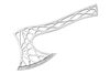купить Нож Samura JUGGERNAUT Topor de bucatarie personalizat 320mm, argintiu (SJG-001) в Кишинёве 