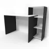 купить Офисный стол Smartex (10955) M2 110cm Alb+Negru в Кишинёве 