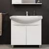 купить Шкаф под умывальник Bayro Elara Duo под умыв. Zenon 860 белый мат в Кишинёве 