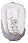купить Гнездо для новорожденных PernaMea Babynest Premium Elefant Gri (PM.101552/6) в Кишинёве 