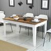 cumpără Masă Trendy Milan 520-Nuc, Alb 145x75x88cm în Chișinău 