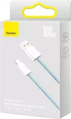купить Кабель для моб. устройства Baseus CALD000603 USB-A to Type-C 100W 1m, Dynamic Series, Blue в Кишинёве 