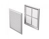 cumpără Grila ventilatie metal patrata 250 x 250 mm (cu plasa metalica) MVM 250s (alba)  VENTS în Chișinău 